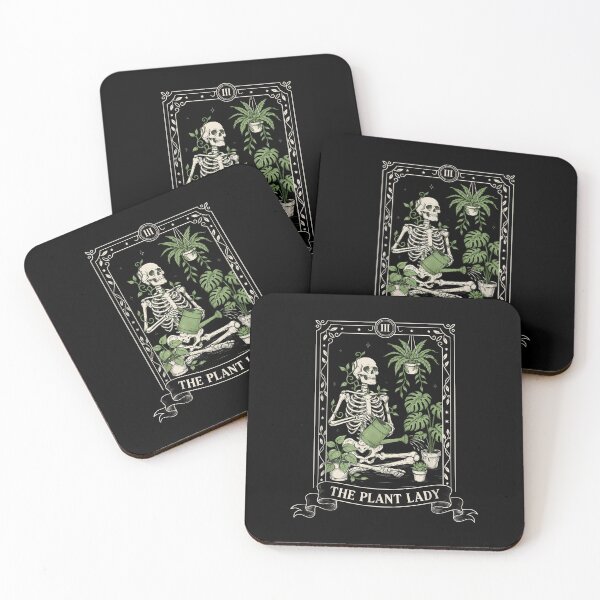 Item preview, Gardener Tarot Gothic Tarot Skeleton Plant Lover Gardening designed and sold by sonlehuyak.