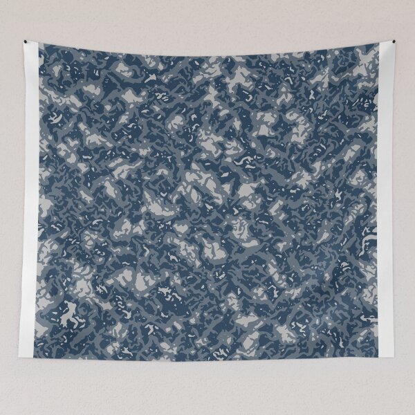 Item preview, Winter Camouflage Glowing Edges Patterns in Blue Shades designed and sold by ShopieHome.