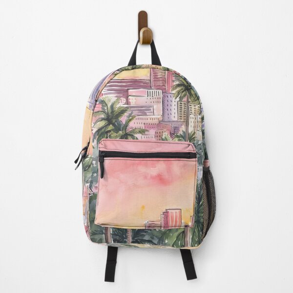 Item preview, Los Angeles Sunset Travel Poster – California Wall Art designed and sold by POSTERIOCREW.