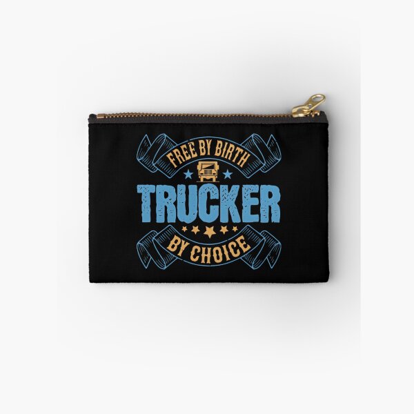 Item preview, Free By Birth Trucker By Choice Vintage Style Trucker Hat Design designed and sold by eliasmaroki.