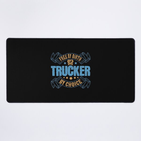 Item preview, Free By Birth Trucker By Choice Vintage Style Trucker Hat Design designed and sold by eliasmaroki.