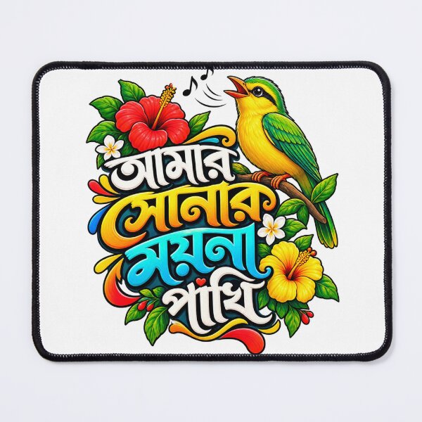 Item preview, Amar Sonar Moyna Pakhi Bengali Bird Art designed and sold by Design Sounds Studio.