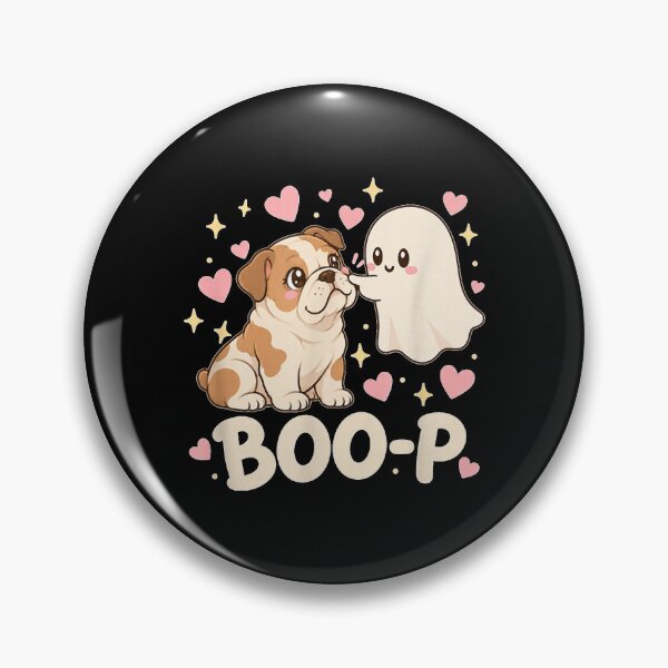 Item preview, English Bulldog Boop Ghost Meme Kawaii Halloween Dog designed and sold by HarinDonreka.