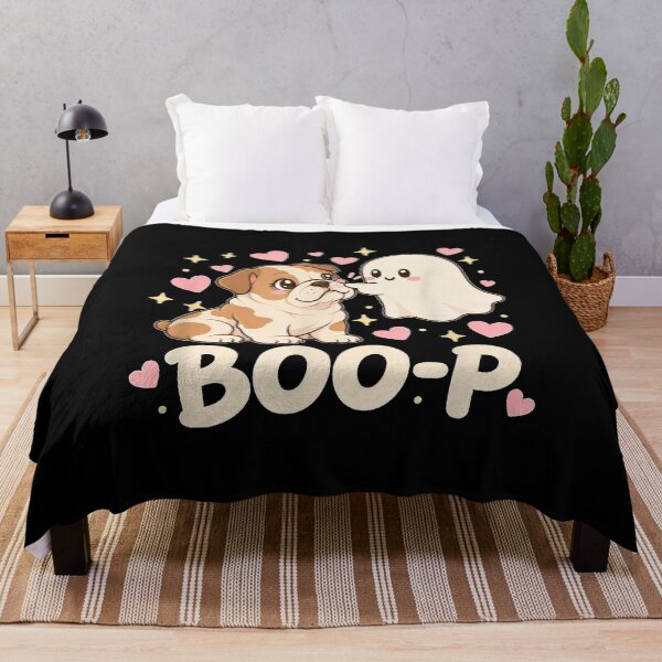 Item preview, English Bulldog Boop Ghost Meme Kawaii Halloween Dog designed and sold by HarinDonreka.