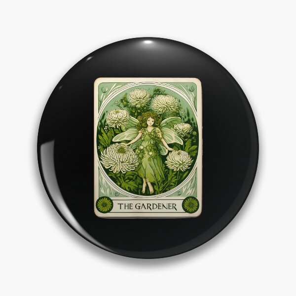 Item preview, Gardener Tarot Green Gardener Fairy Tarot Card Garden designed and sold by sonlehuyak.