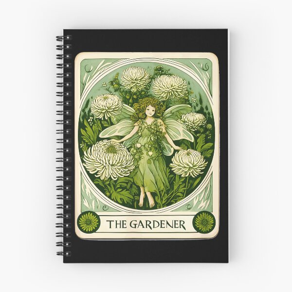 Item preview, Gardener Tarot Green Gardener Fairy Tarot Card Garden designed and sold by sonlehuyak.