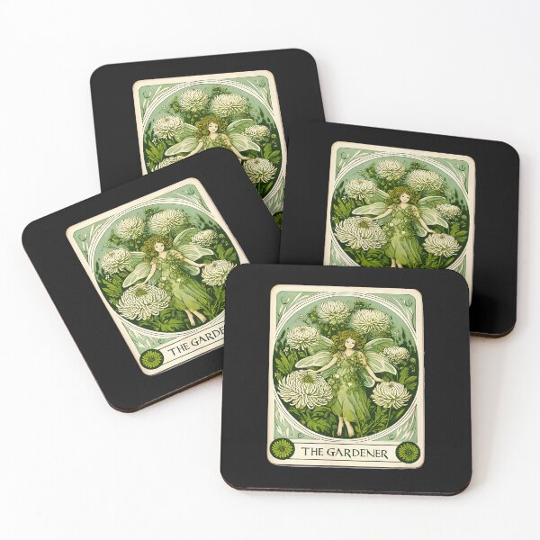 Item preview, Gardener Tarot Green Gardener Fairy Tarot Card Garden designed and sold by sonlehuyak.
