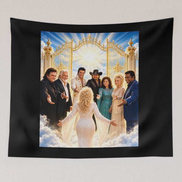 Item preview, American Country Legends Welcome Dolly Parton Art designed and sold by CamilleNorris.