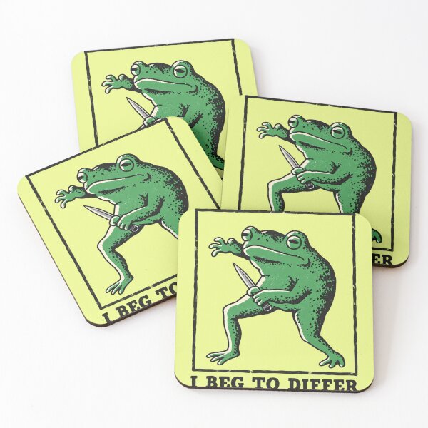 Item preview, I beg to differ funny frog designed and sold by Watersongnerd.