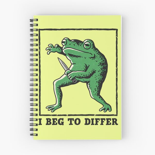 Item preview, I beg to differ funny frog designed and sold by Watersongnerd.