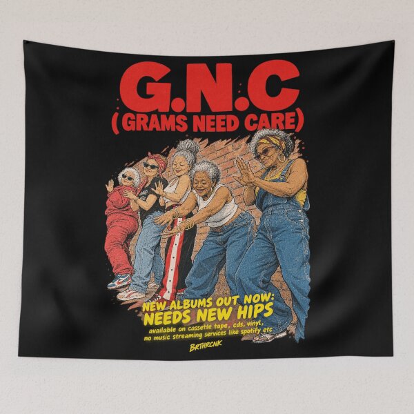 Item preview, GNC Grams Need Care Needs New Hips - Funny Grandma Dance designed and sold by BRTHRCNK01.