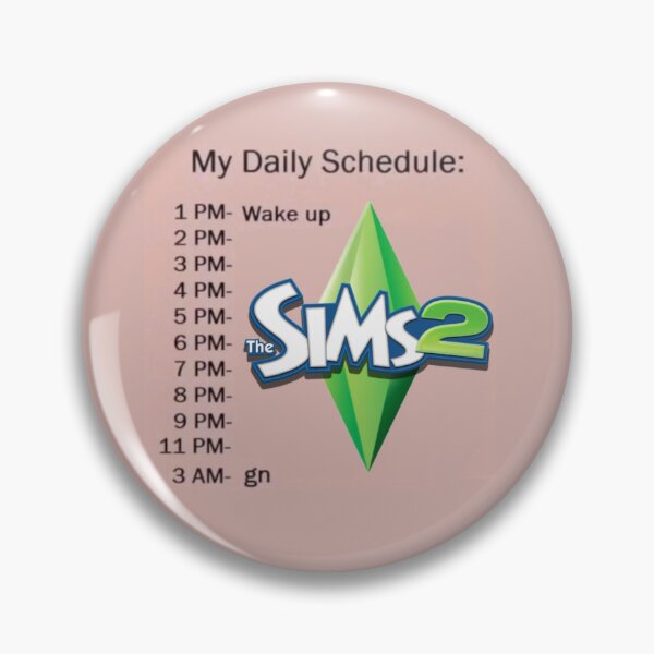 Item preview, sims 2 daily schedule designed and sold by SnapshotOfASoul.