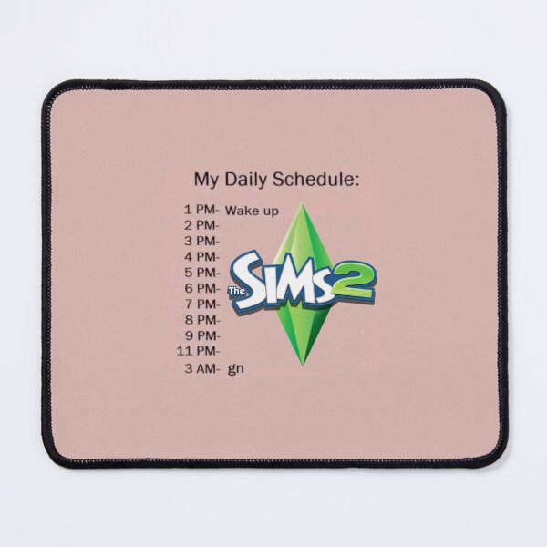 Item preview, sims 2 daily schedule designed and sold by SnapshotOfASoul.