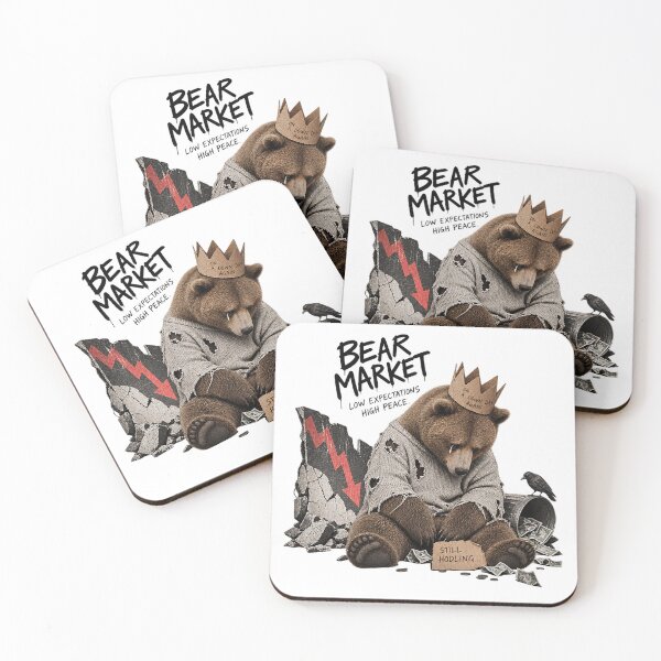 Item preview, Bear Market Low Expectations High Peace Still Hodling Crypto Art designed and sold by zzz888.