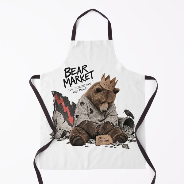 Item preview, Bear Market Low Expectations High Peace Still Hodling Crypto Art designed and sold by zzz888.