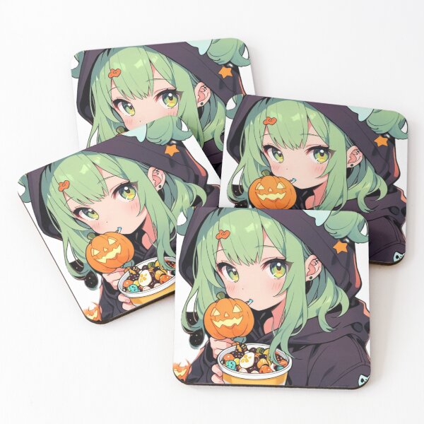 Item preview, Cute Anime Vampire Girl Halloween Candy Black Cat Hoodie Spooky Kawaii designed and sold by AnimDream .