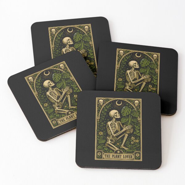 Item preview, Gardener Tarot Halloween Plant Lover Card Skeleton designed and sold by sonlehuyak.