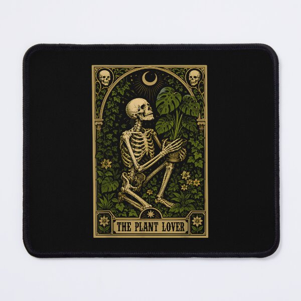 Item preview, Gardener Tarot Halloween Plant Lover Card Skeleton designed and sold by sonlehuyak.