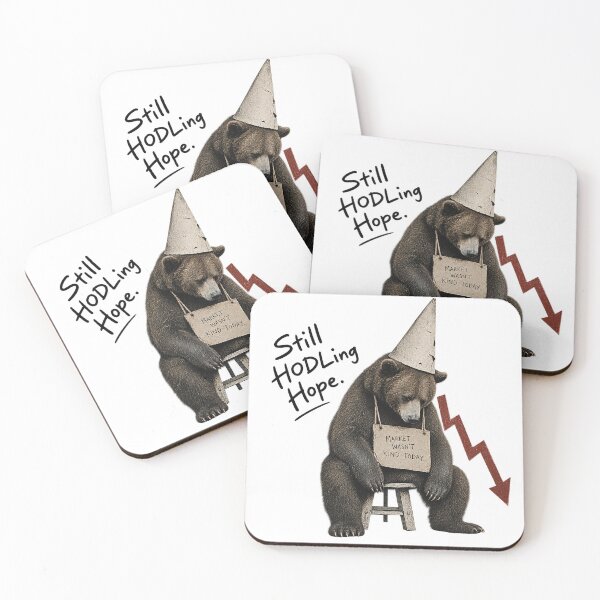 Item preview, Still HODLing Hope Market Wasn't Kind Today Bear Market Satire designed and sold by zzz888.