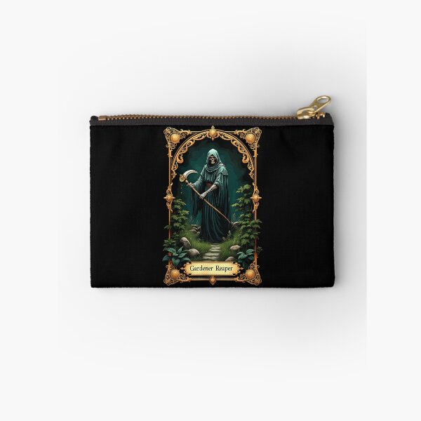 Item preview, Gardener Tarot Halloween Tarot Card Skeleton Gardener Reaper designed and sold by sonlehuyak.