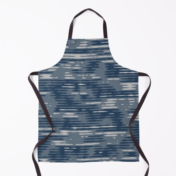 Item preview, Winter Camouflage Digital Lines Patterns in Blue Shades designed and sold by ShopieHome.