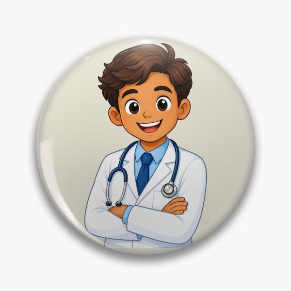 Item preview, Cute Boy Doctor Illustration for Medical and Healthcare Themes designed and sold by Theproxmrt.