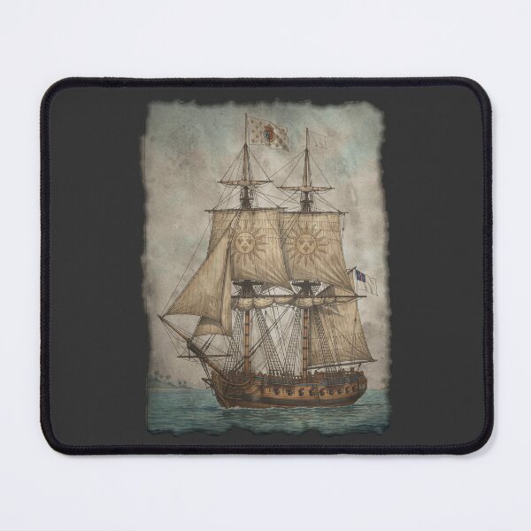 Item preview, Soleil Royal Brig: Bourbon French Navy Age of Sail Art designed and sold by FreiherrPK.