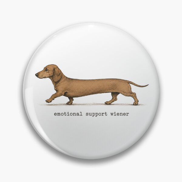 Item preview, Emotional Support Wiener  designed and sold by Animavera.