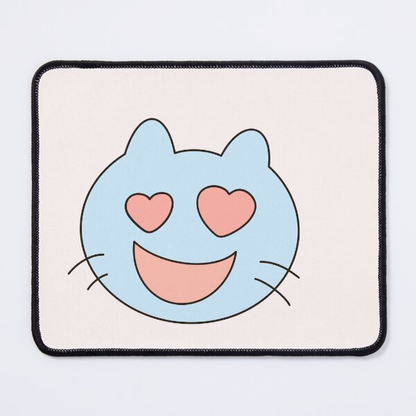 Item preview, Cute Blue Cat Heart Eyes Gift designed and sold by Porpor Artwork.