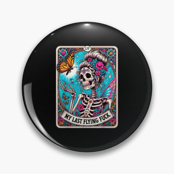 Artikelvorschau, Gardener Tarot My Last Flying Sayings Skeleton Tarot Card entworfen und verkauft von sonlehuyak.