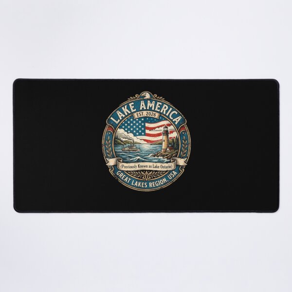 Item preview, Lake America Previously Ontario Canada USA Funny Patriotic designed and sold by AARABwino.