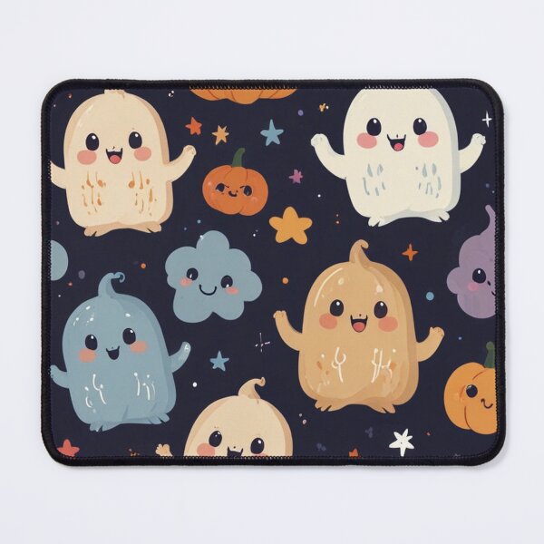 Item preview, Halloween Sticker Sheet Pattern | Black Cats, Ghosts, Pumpkins & Bats | Cute Spooky Icon Print designed and sold by Shiwwa.