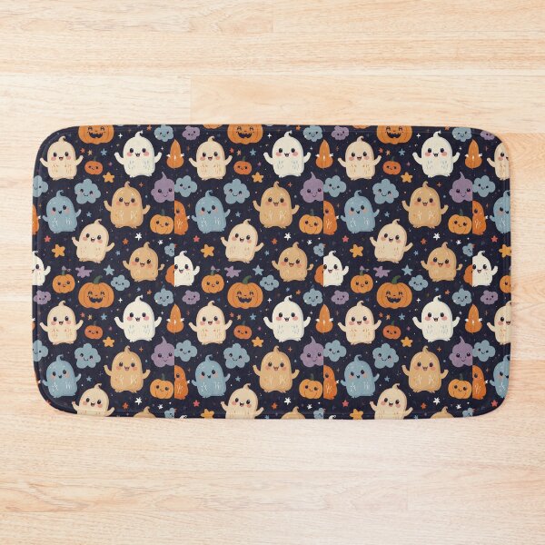 Item preview, Halloween Sticker Sheet Pattern | Black Cats, Ghosts, Pumpkins & Bats | Cute Spooky Icon Print designed and sold by Shiwwa.
