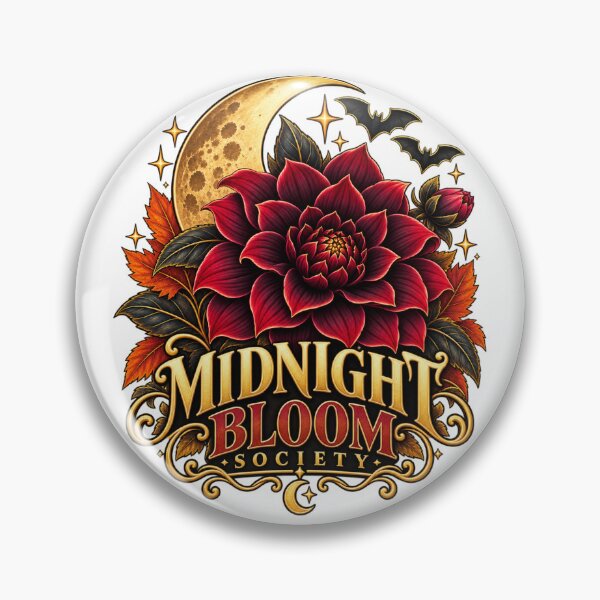 Item preview, Midnight Bloom Society – Gothic Floral Halloween Design designed and sold by meme2525.