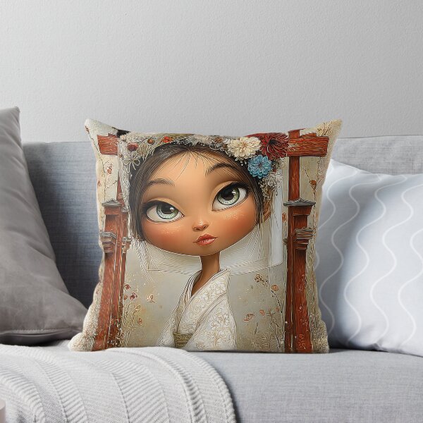 Item preview, Beautiful Japanese Girl in Traditional Kimono Style designed and sold by Artessie.
