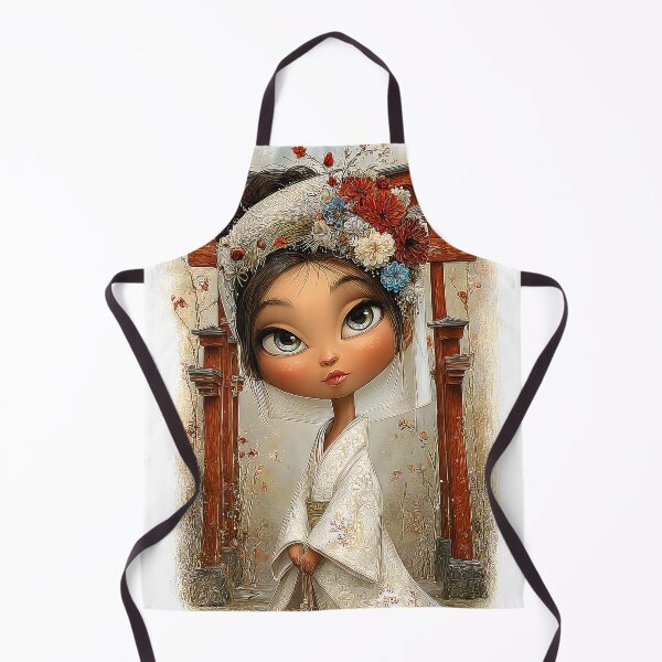 Item preview, Beautiful Japanese Girl in Traditional Kimono Style designed and sold by Artessie.