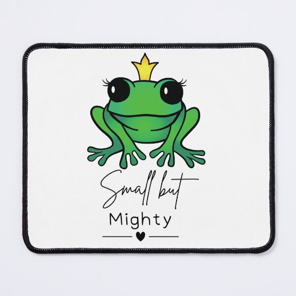 Item preview, Small but Mighty Frog Princess Design designed and sold by FlareCraftStudio.