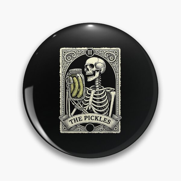 Artikelvorschau, Gardener Tarot Pickles Tarot Card Skeleton Canning Season entworfen und verkauft von sonlehuyak.