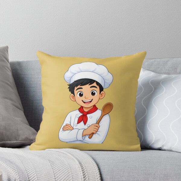Item preview, Cute Boy Chef Illustration for Cooking and Kitchen Lovers designed and sold by Theproxmrt.