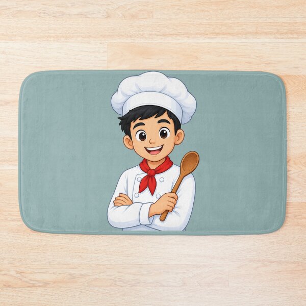 Item preview, Cute Boy Chef Illustration for Cooking and Kitchen Lovers designed and sold by Theproxmrt.