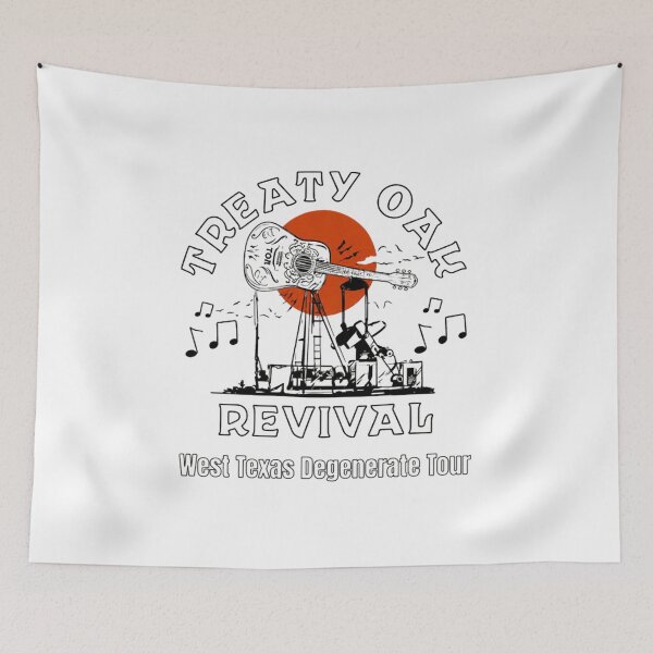 Artikelvorschau, Treaty Oak Revival West Texas Degenerate Tour Vintage entworfen und verkauft von BauhausVertical.
