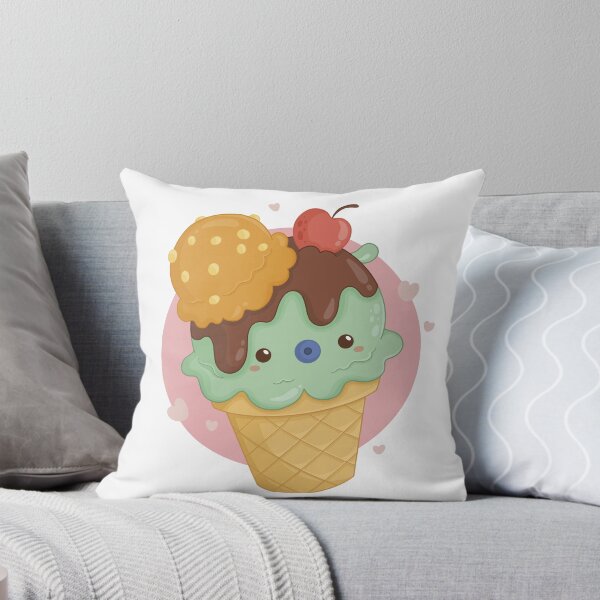 Item preview, Cute Kawaii Ice Cream Sundae Illustration designed and sold by DesignByUmza.