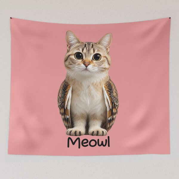 Item preview, Meowl Cat Owl designed and sold by unicorns-art.