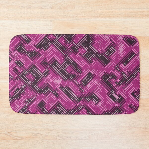 Item preview, Pink Camouflage Digital Lines Camo Patterns in Pink and Purple Shades designed and sold by ShopieHome.