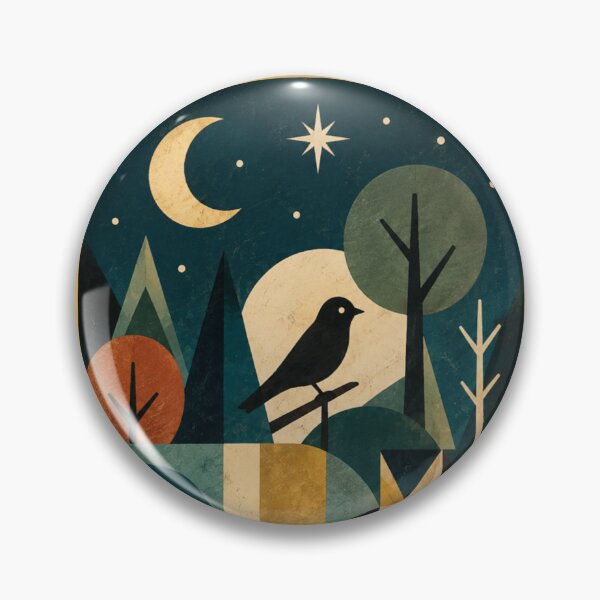 Item preview, Midnight Forest – Bird designed and sold by mellow-koko.