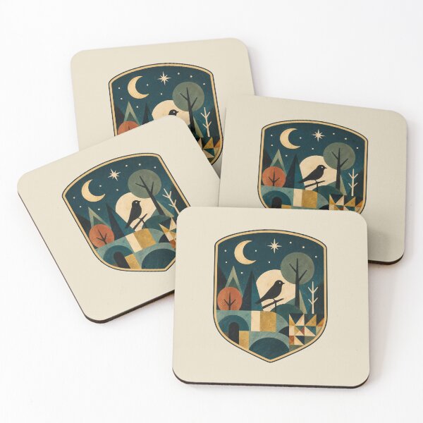 Item preview, Midnight Forest – Bird designed and sold by mellow-koko.