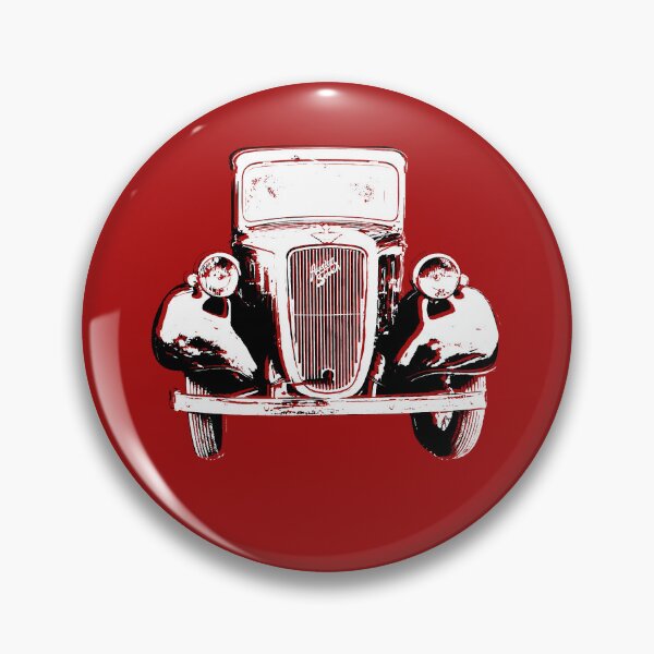 Item preview, Austin Seven Ruby vintage British classic car black-white split designed and sold by soitwouldseem.