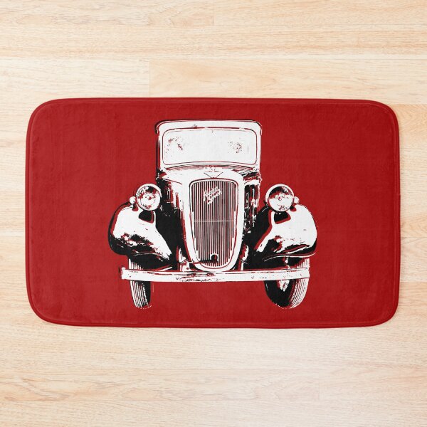 Item preview, Austin Seven Ruby vintage British classic car black-white split designed and sold by soitwouldseem.