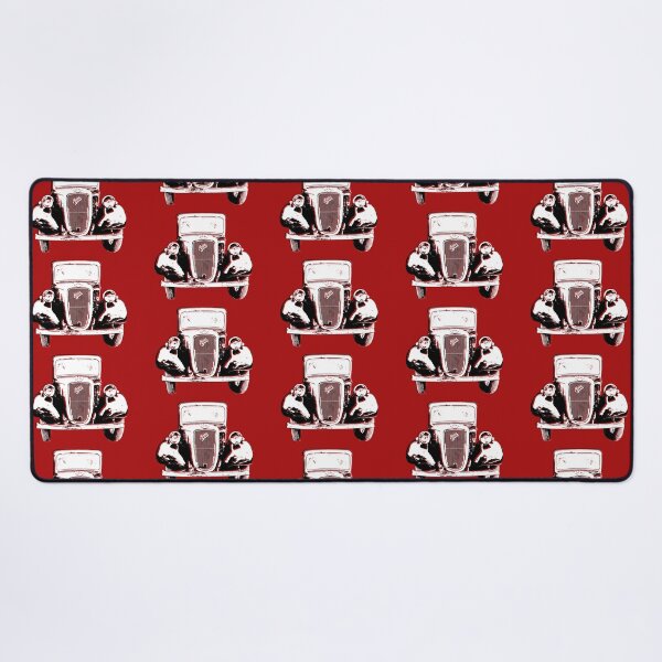 Item preview, Austin Seven Ruby vintage British classic car black-white split designed and sold by soitwouldseem.
