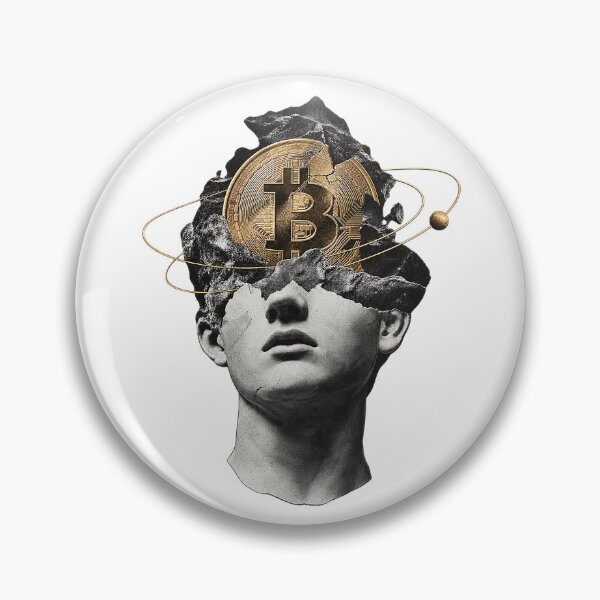 Item preview, Bitcoin Mind Cosmic Classical Statue Celestial Orbit Art designed and sold by zzz888.